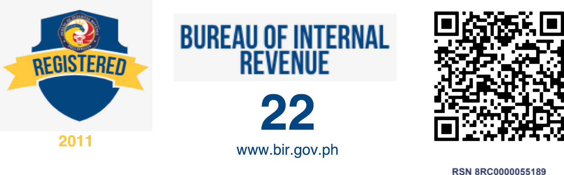 BIR Registration Seal Badge